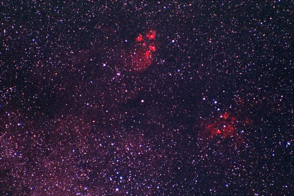 Catspaw Nebula and NGC 6357