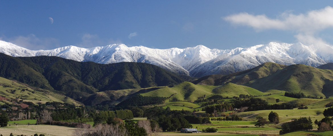 Tararua Ranges Winter View